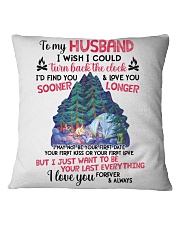 I Wish I Could Turn Back the Clock Wife To Husband Square Pillowcase tile