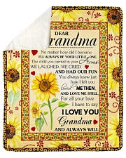 Grandma I'll always be your little one I love you Sherpa Fleece Blanket - 50" x 60" front