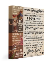 Never Forget That I Love U Dad To Daughter Gallery Wrapped Canvas Prints tile