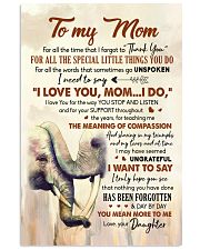For All The Time Forgot To Thanks Daughter To Mom 11x17 Poster thumbnail