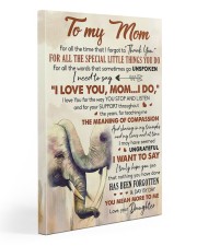 For All The Time Forgot To Thanks Daughter To Mom 20x30 Gallery Wrapped Canvas Prints thumbnail