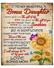 I Didn't Give U Gift Of Life Mom To Bonus Daughter Fleece Blanket - 50" x 60" front