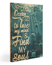 To The Ocean I Go To Lose My Mind Gallery Wrapped Canvas Prints tile