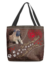 English-Mastiff-dog-theroad-to-my-heart All-over Tote front
