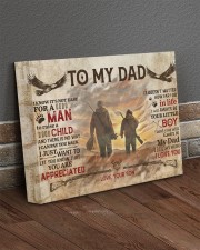 It's Not Easy For A Man To Raise A Child To Dad 14x11 Gallery Wrapped Canvas Prints aos-canvas-pgw-14x11-lifestyle-front-10