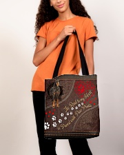 Gordon-Setter-dog-the-road-to-my-heart All-over Tote aos-all-over-tote-lifestyle-front-06