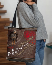 Gordon-Setter-dog-the-road-to-my-heart All-over Tote aos-all-over-tote-lifestyle-front-09