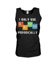 I Only Use Sarcasm Periodically Unisex Tank tile