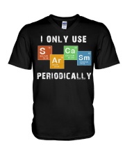 I Only Use Sarcasm Periodically V-Neck T-Shirt tile