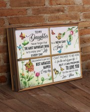 Never Forget The Most Important Thing To Daughter 14x11 Gallery Wrapped Canvas Prints aos-canvas-pgw-14x11-lifestyle-front-09