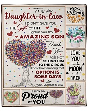 Thanks For Not Selling My Son To Daughter-in-law Fleece Blanket - 50" x 60" front