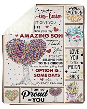 Thanks For Not Selling My Son To Daughter-in-law Sherpa Fleece Blanket tile
