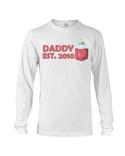 Daddy Est 2010 - For Husband Long Sleeve Tee tile