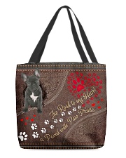 French-Bulldog-dog-the-road-to-my-heart All-over Tote front