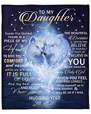 Inside This Blanket There Is Piece Mom To Daughter Fleece Blanket - 50" x 60" front