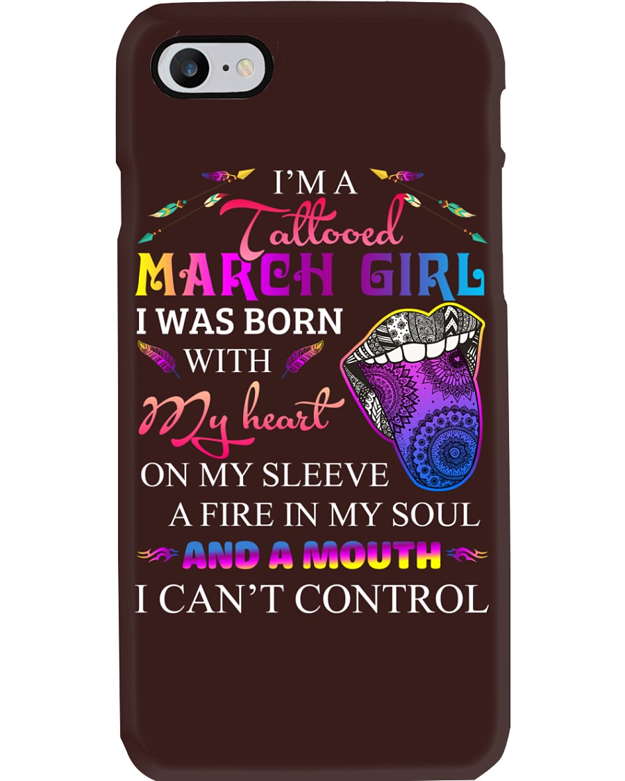 TATTOO CONTROL MOUTH March Phone Case