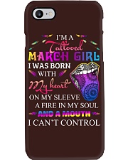 TATTOO CONTROL MOUTH March Phone Case i-phone-7-case