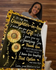 To My Daughter-In-Law I Gave You My Amazing Son Sherpa Fleece Blanket - 50" x 60" aos-sherpa-fleece-blanket-50x60-lifestyle-front-09b