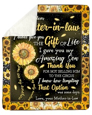 To My Daughter-In-Law I Gave You My Amazing Son Sherpa Fleece Blanket - 50" x 60" front