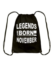 Legends are born in November Drawstring Bag tile
