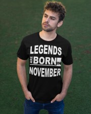 Legends are born in November Classic T-Shirt apparel-classic-tshirt-lifestyle-front-43