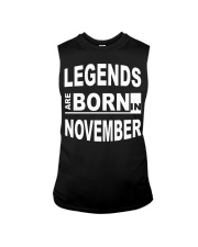 Legends are born in November Sleeveless Tee tile