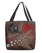 Cane-Corso-dog-the-road-to-my-heart All-over Tote back