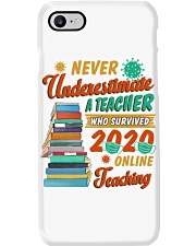 Never Underestimate A Teacher Who Survived 2020 Phone Case tile
