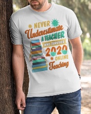 Never Underestimate A Teacher Who Survived 2020 Classic T-Shirt apparel-classic-tshirt-lifestyle-front-51