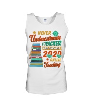 Never Underestimate A Teacher Who Survived 2020 Unisex Tank tile