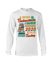 Never Underestimate A Teacher Who Survived 2020 Long Sleeve Tee tile