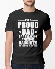 I'm Proud Dad Of A Freaking Awesome Daughter Classic T-Shirt lifestyle-mens-crewneck-front-13