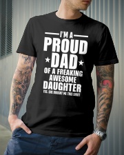 I'm Proud Dad Of A Freaking Awesome Daughter Classic T-Shirt lifestyle-mens-crewneck-front-6