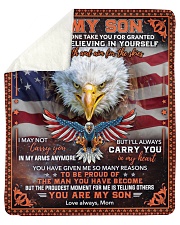 Don't Let Anyone Take You For Granted Eagle To Son Sherpa Fleece Blanket - 50" x 60" thumbnail