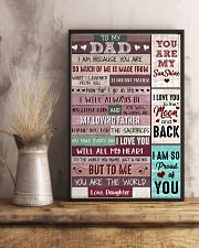 Dad Thanks 4The Sacrifices U Make Every Day ILoveU 11x17 Poster lifestyle-poster-3