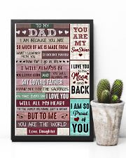 Dad Thanks 4The Sacrifices U Make Every Day ILoveU 11x17 Poster lifestyle-poster-8