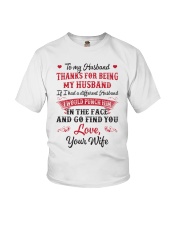 Thanks For Being My Husband Youth T-Shirt tile