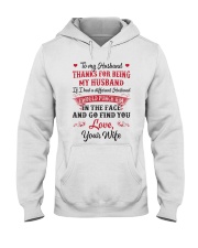 Thanks For Being My Husband Hooded Sweatshirt tile