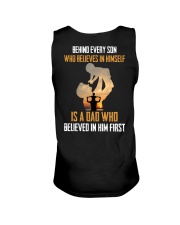 Behind Every Son Is A Dad Who Believe In Him First Unisex Tank tile