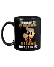 Behind Every Son Is A Dad Who Believe In Him First Mug tile