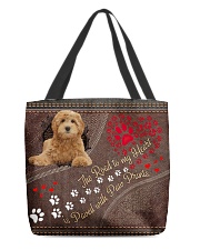 Labradoodle-dog-the-road-to-my-heart All-over Tote back
