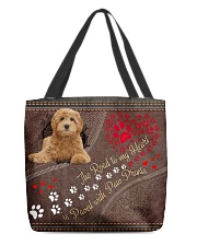 Labradoodle-dog-the-road-to-my-heart All-over Tote front