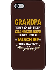 Grandpa Here To Help My Grandchild Phone Case tile
