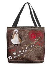 ShihTzu-dog-the-road-to-my-heart All-over Tote front