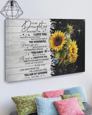 Never Forget That I Love U Mom To Daughter 30x20 Gallery Wrapped Canvas Prints aos-canvas-pgw-30x20-lifestyle-front-02