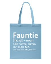 Fauntie Definition Tote Bag tile
