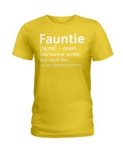Fauntie Definition Ladies T-Shirt front