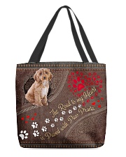 Cockapoo-dog-the-road-to-my-heart All-over Tote front