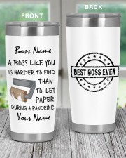 Personalized Name Best Boss ever Harder to find 20oz Tumbler aos-20oz-tumbler-lifestyle-front-59