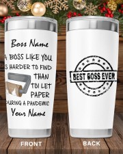 Personalized Name Best Boss ever Harder to find 20oz Tumbler aos-20oz-tumbler-lifestyle-front-97